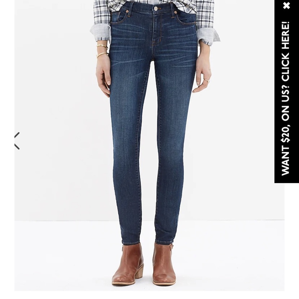 Madewell High Riser Skinny Jeans